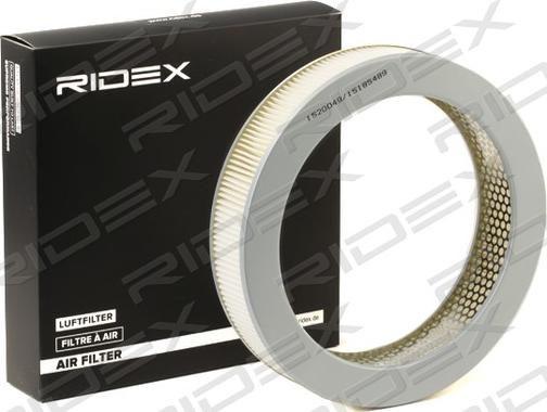 RIDEX 8A1227 - Air Filter, engine autospares.lv