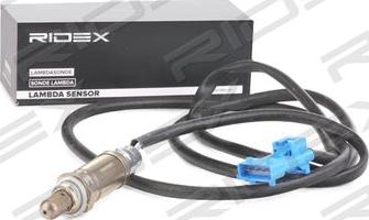 RIDEX 3922L0125 - Lambda Sensor autospares.lv