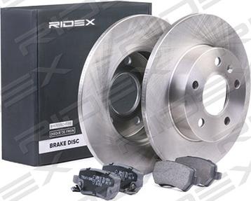 RIDEX 3405B0005 - Brake Set, disc brakes autospares.lv