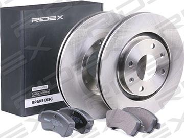 RIDEX 3405B0014 - Brake Set, disc brakes autospares.lv