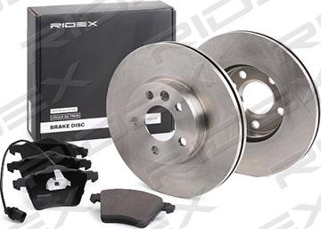 RIDEX 3405B0083 - Brake Set, disc brakes autospares.lv