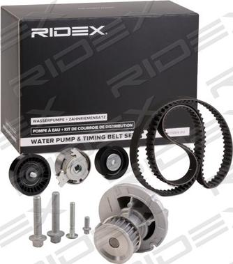 RIDEX 3096W0046 - Water Pump & Timing Belt Set autospares.lv