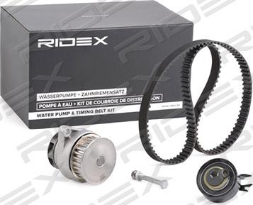 RIDEX 3096W0042 - Water Pump & Timing Belt Set autospares.lv