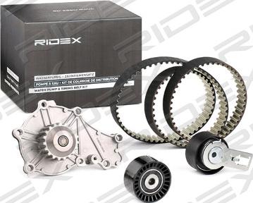 RIDEX 3096W0055 - Water Pump & Timing Belt Set autospares.lv