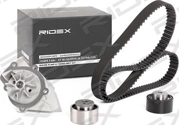 RIDEX 3096W0063 - Water Pump & Timing Belt Set autospares.lv