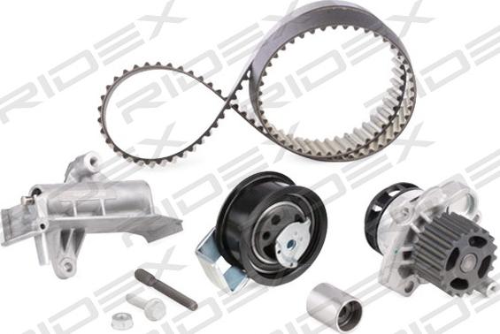 RIDEX 3096W0037 - Water Pump & Timing Belt Set autospares.lv