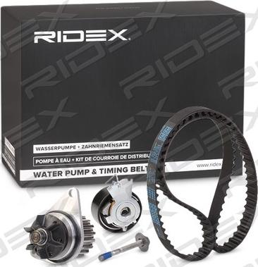 RIDEX 3096W0021 - Water Pump & Timing Belt Set autospares.lv