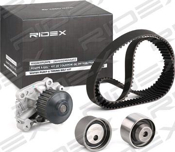 RIDEX 3096W0168 - Water Pump & Timing Belt Set autospares.lv