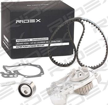 RIDEX 3096W0106 - Water Pump & Timing Belt Set autospares.lv
