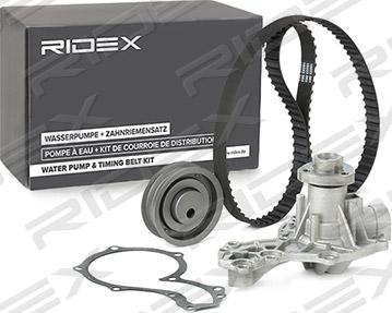 RIDEX 3096W0172 - Water Pump & Timing Belt Set autospares.lv