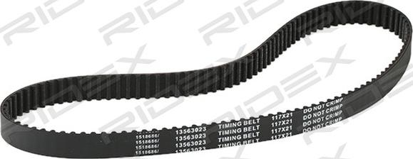 RIDEX 306T0117 - Timing Belt autospares.lv