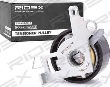 RIDEX 308T0066 - Tensioner Pulley, timing belt autospares.lv