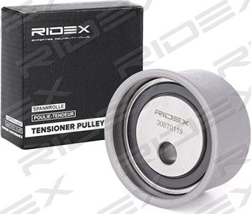 RIDEX 308T0119 - Tensioner Pulley, timing belt autospares.lv