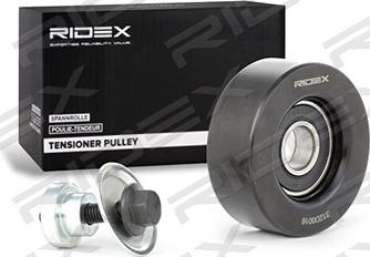 RIDEX 312D0016 - Pulley, v-ribbed belt autospares.lv