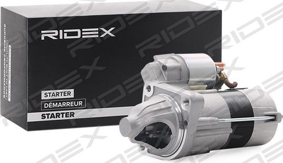 RIDEX 2S0102 - Starter autospares.lv