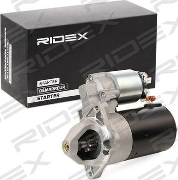 RIDEX 2S0179 - Starter autospares.lv