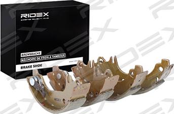 RIDEX 70B0052 - Brake Shoe Set autospares.lv