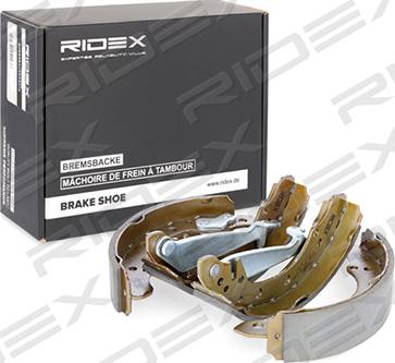 RIDEX 70B0002 - Brake Shoe Set autospares.lv