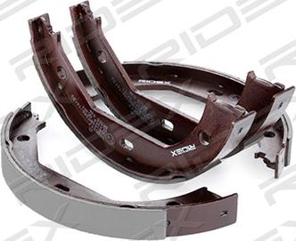 RIDEX 70B0017 - Brake Shoe Set, parking brake autospares.lv