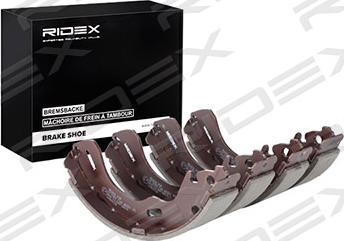RIDEX 70B0039 - Brake Shoe Set autospares.lv