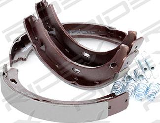 RIDEX 70B0079 - Brake Shoe Set autospares.lv