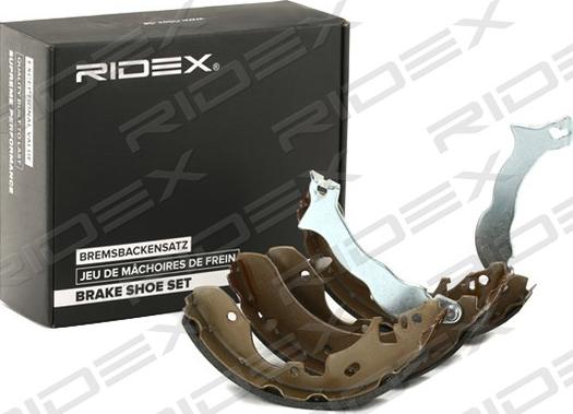 RIDEX 70B0108 - Brake Shoe Set autospares.lv