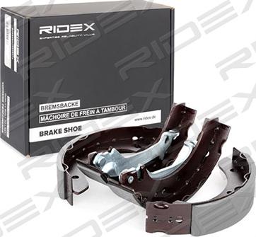 RIDEX 70B0117 - Brake Shoe Set autospares.lv