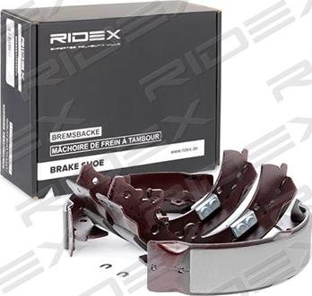 RIDEX 70B0180 - Brake Shoe Set autospares.lv