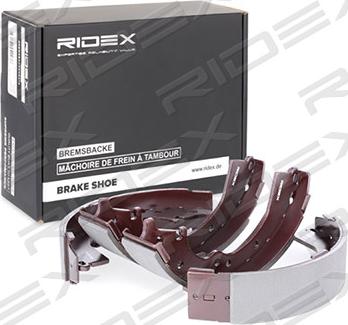 RIDEX 70B0187 - Brake Shoe Set autospares.lv