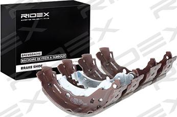 RIDEX 70B0124 - Brake Shoe Set autospares.lv
