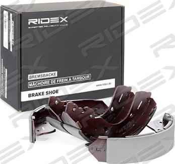 RIDEX 70B0178 - Brake Shoe Set autospares.lv