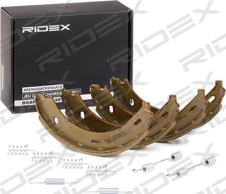 RIDEX 70B0364 - Brake Shoe Set, parking brake autospares.lv