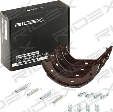 RIDEX 70B0362 - Brake Shoe Set, parking brake autospares.lv