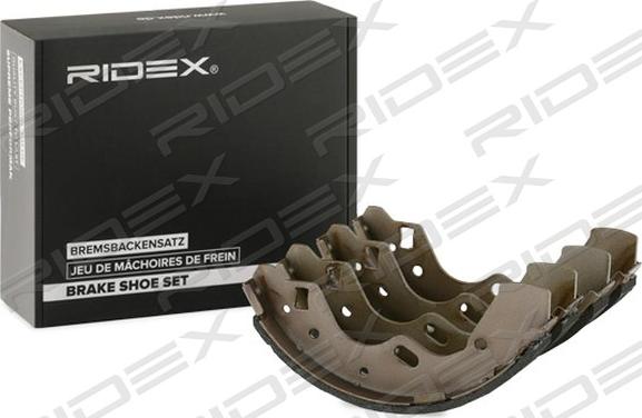 RIDEX 70B0339 - Brake Shoe Set autospares.lv