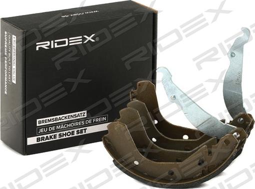 RIDEX 70B0268 - Brake Shoe Set autospares.lv