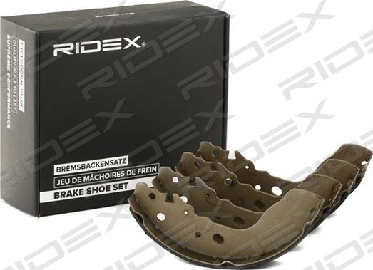 RIDEX 70B0267 - Brake Shoe Set autospares.lv