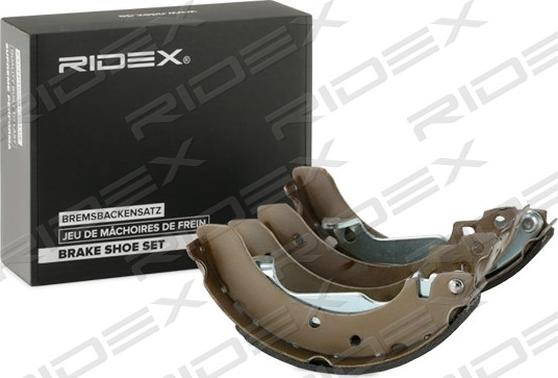 RIDEX 70B0210 - Brake Shoe Set autospares.lv