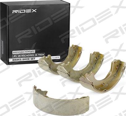 RIDEX 70B0280 - Brake Shoe Set autospares.lv