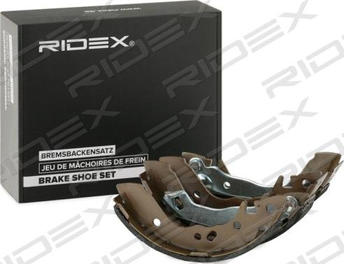 RIDEX 70B0236 - Brake Shoe Set autospares.lv