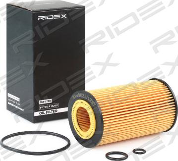 RIDEX 7O0064 - Oil Filter autospares.lv