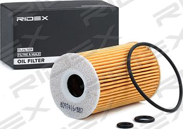 RIDEX 7O0009 - Oil Filter autospares.lv