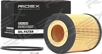 RIDEX 7O0010 - Oil Filter autospares.lv