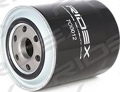 RIDEX 7O0012 - Oil Filter autospares.lv