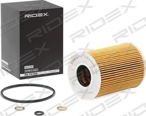 RIDEX 7O0193 - Oil Filter autospares.lv