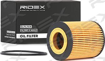 RIDEX 7O0144 - Oil Filter autospares.lv