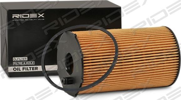 RIDEX 7O0143 - Oil Filter autospares.lv