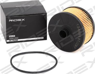 RIDEX 7O0213 - Oil Filter autospares.lv