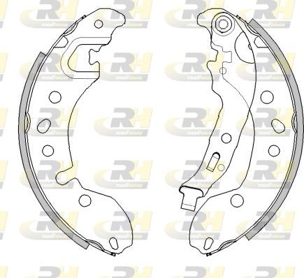 Roadhouse 4442.00 - Brake Shoe, Drum brakes autospares.lv