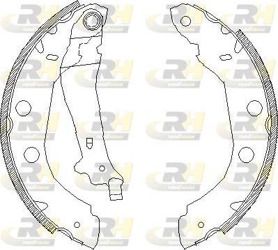 Roadhouse 4415.00 - Brake Shoe, Drum brakes autospares.lv