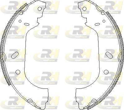 Roadhouse 4417.00 - Brake Shoe, Drum brakes autospares.lv